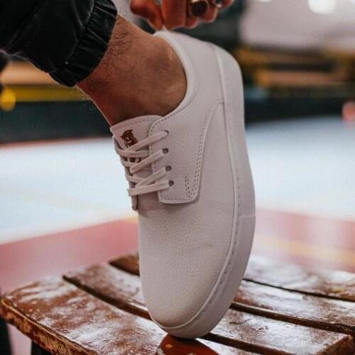 Knack Daily Shoes 077 White Male Shoes Seasonal Shoes Casual Tooling Shoes Style Shoes Elegant Shoes Sneaker