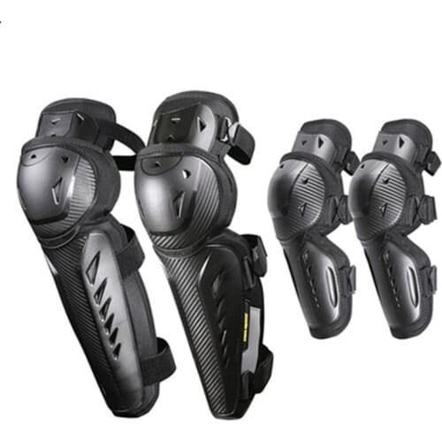 Motorcycle Knee Protection + Elbow Pads Motocross Knee Pads Summer Motorcycle Knee Pads Anti-fall Reflective Moto Protection