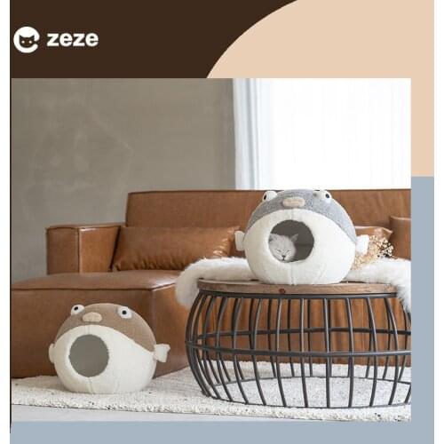 Pet cat litter four seasons universal cat house kennel semi-closed cat supplies