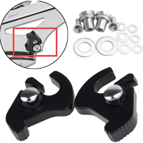 Detachable Rotary Sissy Bar Luggage Rack Docking Latch Clip Kit For Harley Touring Electra Road Street Glide Road King Softail