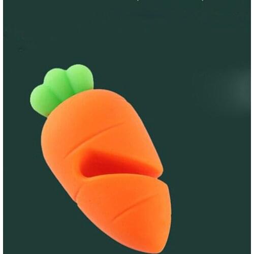 Silicone Pot Clips Cute Carrot Pan Cover Anti-overflow Rack Kitchen Prevent Overflow Lid Holder Shelf Soup Pot Clip Spoon Rest