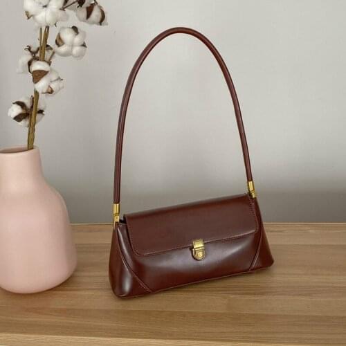 Retro Women Baguette Bag 2020 New PU Leather High Quality Shoulder Bags for Woman Ladies Female Party Shopping Handbag