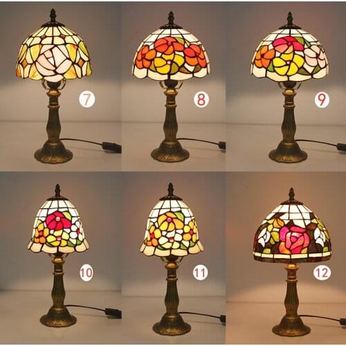 LightEuropean style Table Lamps incandescent light desk lamps creative LED bedroom bedside lamp can light