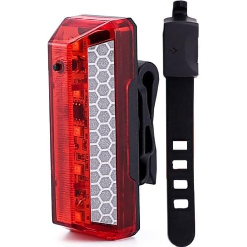 Outdoor High Quality MTB Bicycle Light LED USB Rechargeable Taillight Rear Tail Cycling Safety Warning Mountain Bike Rear Light