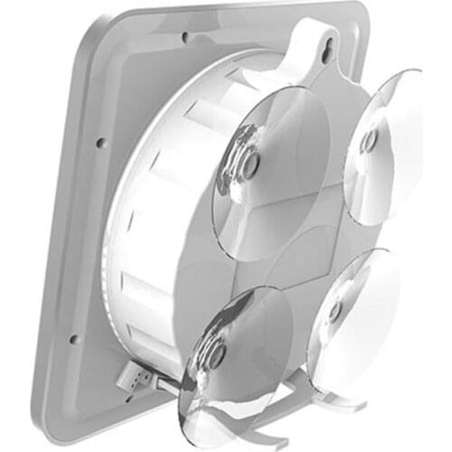 Waterproof Digital Bathroom Shower Wall Clock Thermometer Humidity Time Display