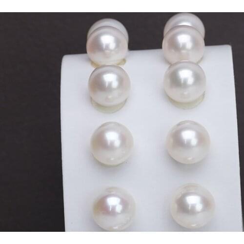 High quality 3A Grade popular round shape natural Freshwater Pearl white color7mm-8mm Freshwater Pearl