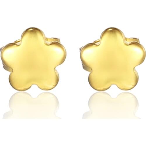 OUFEI Stainless Steel Jewelry Woman Vogue 2019 Star Stud Earrings For Women Charm Jewelry Accessories Mass Effect Wholesale