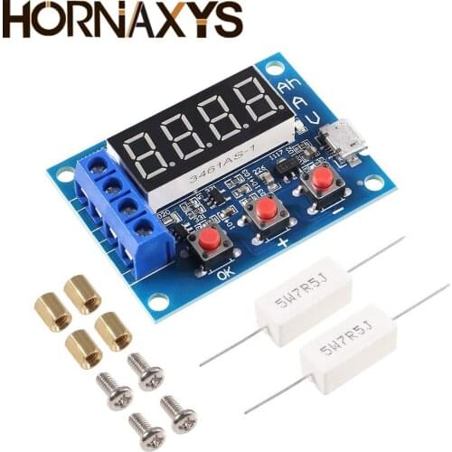 1.2V 12V 18650 ZB2L3 Li-ion Lithium Battery Capacity Tester + Resistance Lead-acid Battery Capacity Meter Discharge Tester