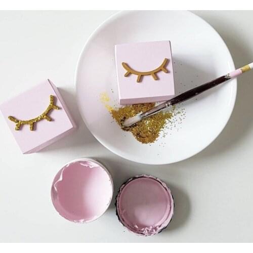 1pcs INS Nordic Eyelash Wooden Ornament Building Blocks Sleepy Eyes Wood Cube Kids Toys Baby Room Decor Furnishings Photo Props