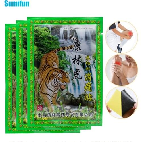 24pcs/3bags Tiger Medical Plaster Lumbar Neck Pain Relief Patch Arthritis Joint Back Pain Sticker Pain Relieving Message D1422