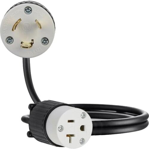 JORINDO NEMA L5-20P 3 pin male plug to 5-20R 3 hole female socket American Standard Industrial Grade conversion line