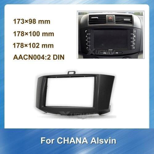 Car Fascias Stereo Radio For CHANA Alsvin Panel Audio Navigation Frame Dash Mount Kit refitting DVD Bazel Audio Frame