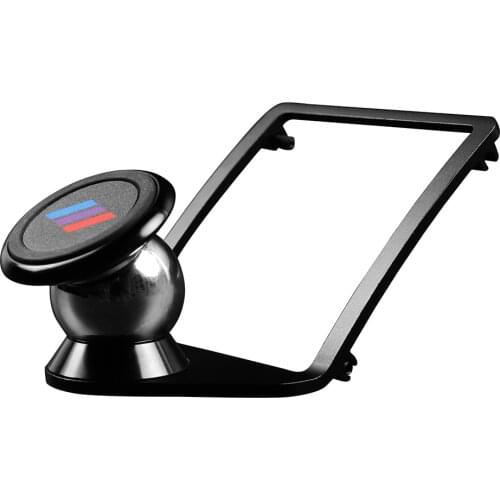 Car Phone Holder for BMW F20 F30 F31 F32 F33 F34 F35 F36 F80 Carbon Fiber Magnetic Air Vent Outlet Smartphone Mount Stand Black