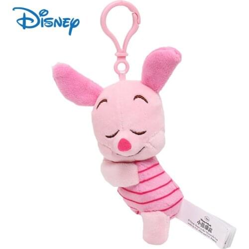 Piglet Keychain Plush Toys 13cm Pooh Bear Anime Doll Pig Movies And Tv Disney Stuffed Animal Kawaii Decor For Girls Holiday Gift