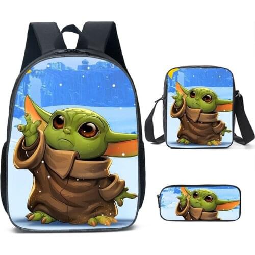Youda Baby School Bag Girls Boys Star Wars Kids Students Childrens Backpack Print 3Pcs School Bag Set Student Mochila Infantil