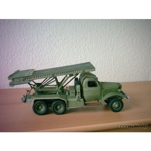 DIYMyModeI Soviet Katyusha M-13 rocket DIY Handcraft Paper Model KIT Handmade Toy Puzzles Gift Movie prop