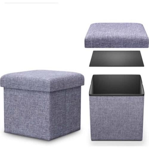 Multi-functional storage receive stool can sit stool folding bin toy box function of stool chair sofa in shoes Europe And Americ