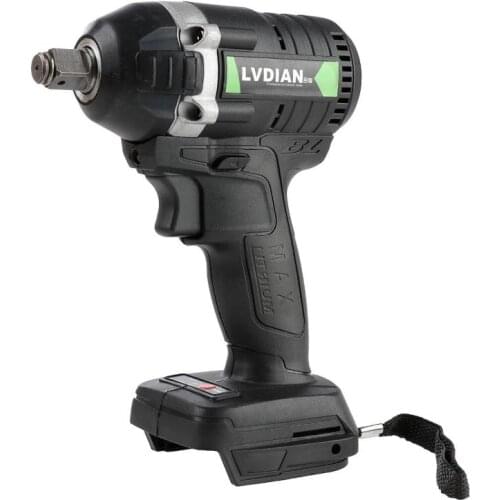 630N.m 288VF Electric Cordless Brushless Impact Wrench Power Tool Electric Impact Wrench Drill 1/2 Socket Wrench Without Battery