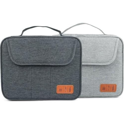 Electronic Storage Bag Travel Bag, USB Cable Storage Bag, for Charger Phone Kindle E-Book iPad or Tablet