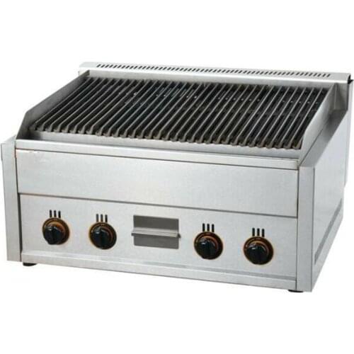 Gas Lava Rock Barbecue Grill BBQ Machine;Gas BBQ grill griddle; lava rock oven grill for bbq and teppanyaki