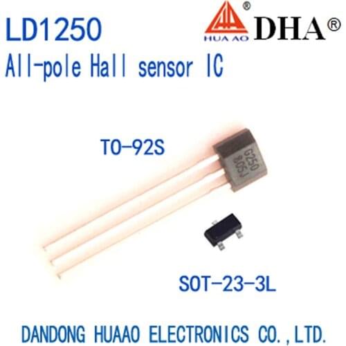 LD1250 All-pole Hall sensor ASIC TO-92S SOT23-3L
