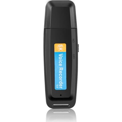 Kebidumei Mini Recorder USB2.0 Voice Pen U-Disk Professional Flash Drive Digital Audio Recorder support Micro SD TF Card 32G