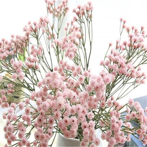 Small Fresh Starry Gypsophila Artificial Flower Fake Flower Arrangement Home Decoration Wedding Feel Soft Gel Artificial Flowers