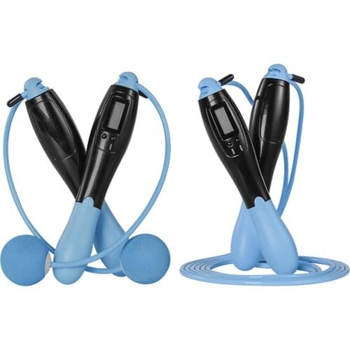 The Latest 3 Color Cordless Skipping Rope Smart Electronic Digital Wireless Skipping Rope Fitness Fitness Exercise Skipping Rope