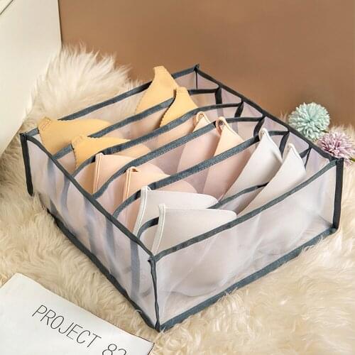 Underwear Bra Socks Panty Storage Boxes Drawer Divider Home Dormitory Home Organization Wardrobe Closet Cabinet Organizers