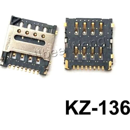 For Alcatel one touch pop C7 OT-7041D 7041 7041D sim card tray SIM Card Tray Slot Holder Socket Connector Plug Repair Part