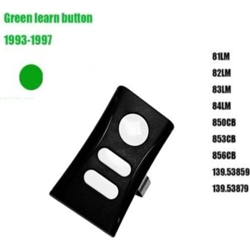For 81LM 82LM Green learning button Garage Door Remote Door Control 390MHz