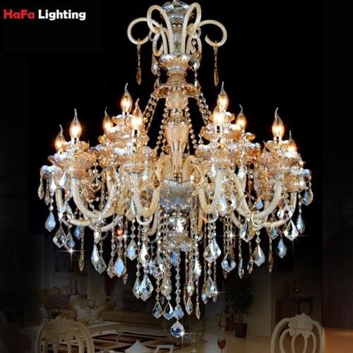 Modern large Chandelier Lighting crystal chandelier Luxurious Export K9 Crystal Chandelier European Style Crystal chandeliers