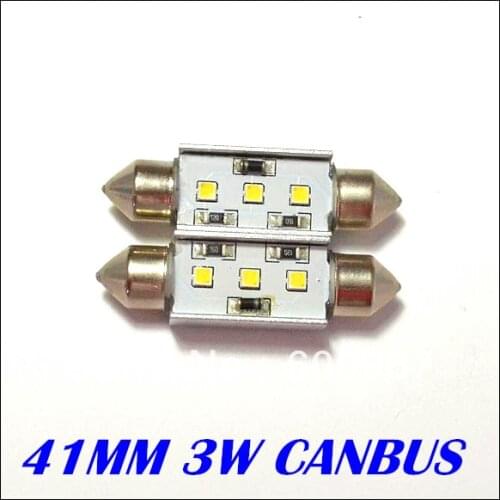 12v led canbus festoon led 41MM 3w canbus car bulb canbus led License Plate Light LED car dome light reading light