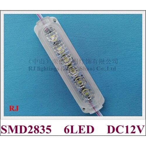 LED module light DC12V/DC24V 1.2W 150lm SMD2835 6ed 104mm*25mm waterproof IP65 Truck light Long vehicle Warning Contour light