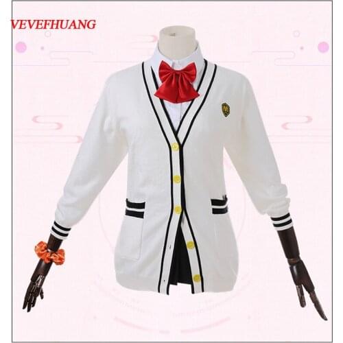 VEVEFHUANG Anime SSSS.GRIDMAN Cosplay Costume Takarada Rikka Cosplay Costume Girl School Uniform Women Outfit Winter Costume