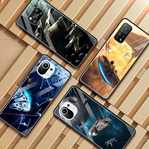 Star Space Ship Wars Phone Case For Mi 11i 11 Ultra Note 10 10T Lite 9T Poco X3 NFC M2 F2 Pro F3 X2 Bumper Shell Frame Fundas