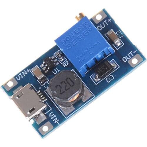 1Pc New Module Boost Step-up Board MAX Output 28V 2A For Arduino MT3608 DC-DC Step Up Converter Booster Power Supply