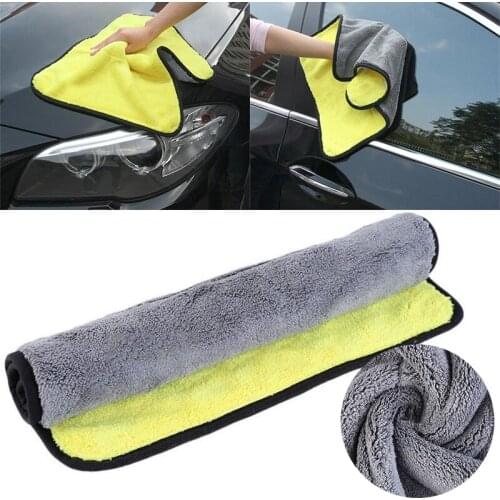 45*38CM Larger Multi-functional Microfiber Auto Car Cleaning Towel Wash Cloth New