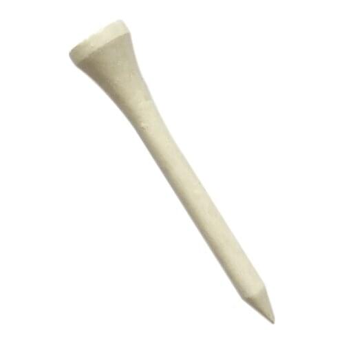 Free shipping ready to ship 54 mm 2-1/8 inch or 2.125 inch white color wood golf tee