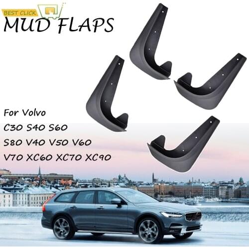 Mud Flaps Mudflaps Splash Guards Mudguards For Volvo C30 S40 S60 S70 S80 V40 V50 V60 V70 AWD Cross Country XC60 XC70 XC90