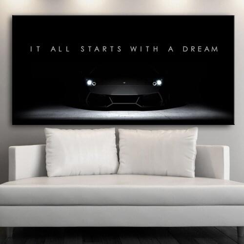 Home Decoration Poster Modular Pictures Wall Art HD Inspirational Success Quote Motivational Nordic Style Canvas Painting Prints