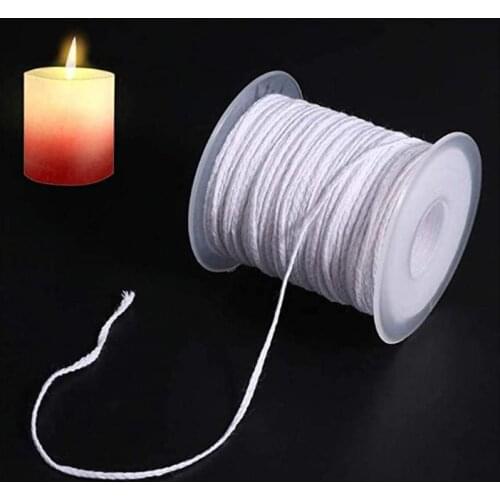61m cotton woven candle core DIY handmade candle core 24s candle core candle wick cotton candle wick