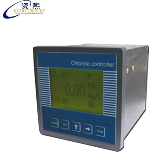 The Online Conductivity Meter 1% Accuracy 4~20mA And Relay Output 5 Meters Wire Electrode LCD Display Conductivity Controller