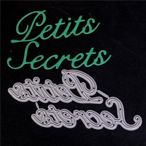 French word Metal Cutting Dies for Diy Scrapbooking Die Cut New 2018 Cuts for Paper Card Making Craft Embossing I love you