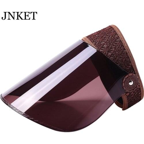 JNKET New Unisex Outdoor UV Protection Hat Empty Top Hat Summer Visors Cap Cycling Sun Hat Women Sunscreen Hats Sunbonnet