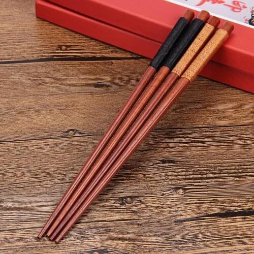 Chopsticks Chinese Natural Japanese Chopsticks Set Japanese-Style Natural Handmade Kamoku Wood Baby Chopsticks