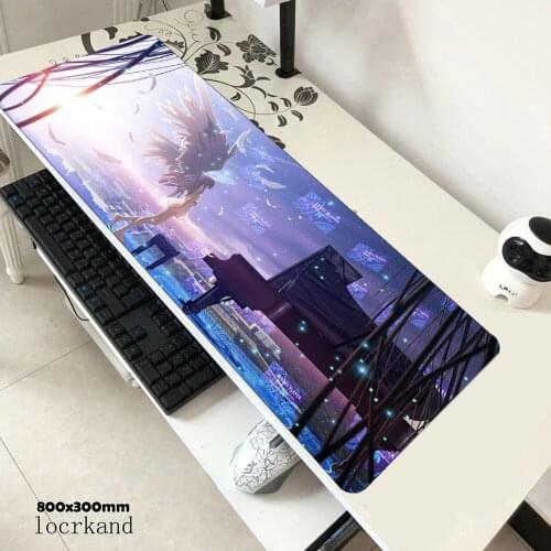 Angel Beats mousepad 900x400x3mm gaming mouse pad High quality gamer mat computer desk padmouse keyboard hot cheapest play mats