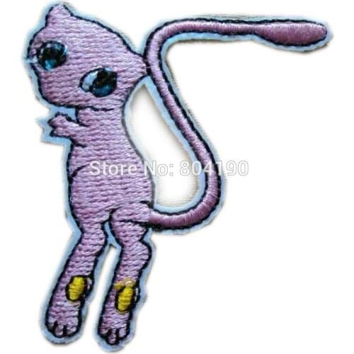Team MEW water Go logo Iron On Patch HOT Embroidered Emblem applique Costume Cosplay Team