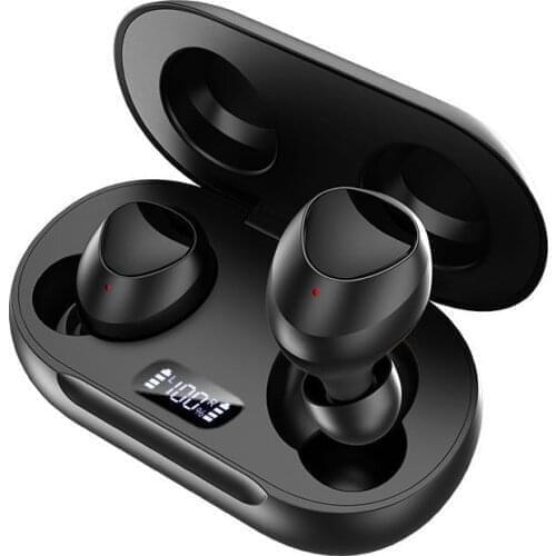 New Bluetooth 5.1 TWS Earphone Wireless In-ear Touch Earbuds Headset with Mic LED Display Charge Case For Android Ios Smartphone