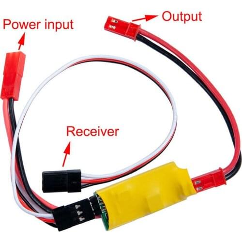 New RC Receiver Lights Switch On/off Control Electronic Switch For Rc Planes Cars